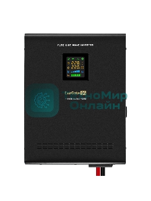 Комплект Источник бесперебойного питания EX296005RUS + батарея 75Aч EX282983RUS 4шт (инвертор, синус, для котла, настенный) ExeGate FineSine SX-7000.LCD.AVR.2SH.T <7000VA/5000W, чистая синусоида, цветной LCD-дисплей, AVR, 2*Schuko+клеммы, линейно-интерактивный, крепление настенное, Black> + батарея ExeGate DT 1275 (12В, 75Ач) 4шт