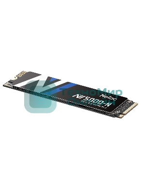 Накопитель SSD Netac NV5000 Pro, 500Gb, M.2 2280, PCIe 4.0 x4, NVMe, R/W 4800/2700, с радиатором