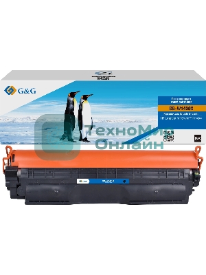 Картридж лазерный G&G GG-W1420X (W1420A) черный (2000 стр.) для HP LJ M110w/MFP M140w