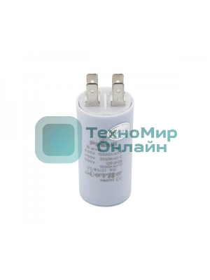 Конденсатор CBB60 6мкФ 450V (4 клеммы, крепление болтом) 304023