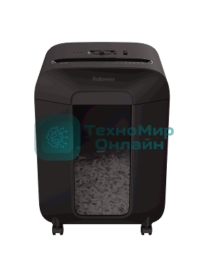 Шредер Fellowes PowerShred LX85 (секр.P-4)/перекрестный/12лист./19лтр./скрепки/скобы/пл.карты