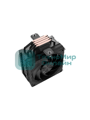 Кулер для процессора SAMA A40 (240W, 4-pin PWM, 152мм, 4x6мм, 1x120мм, 78CFM, 29dBA, 2200RPM, S: 1851/1700/1200/115X, AM5/AM4, черный)