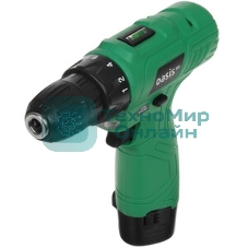 Дрель-шуруповерт Oasis AV-12 Eco, 12 В, 1,3 Ач, 24Нм, щеточный