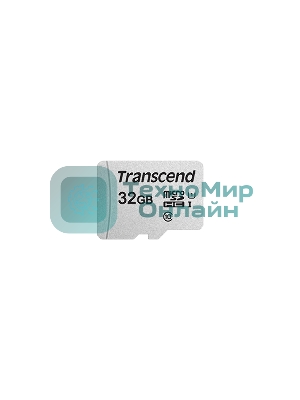 Флеш карта microSD 32Gb Transcend microSDHC Class 10 UHS-1 U1, (без адаптера), TLC