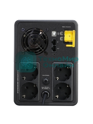 Источник бесперебойного питания APC Back-UPS BX2200MI-GR 1200Вт 2200ВА черный