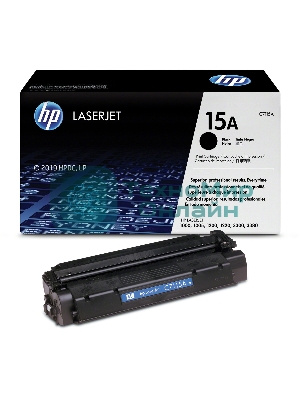 Картридж лазерный HP C7115A черный LJ 1000W/1200/1220/3300, (2500 стр.)