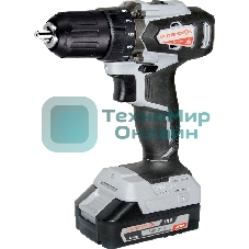 Дрель-шуруповерт ИНТЕРСКОЛ ДА-13/18ВК, 18 В, 2 Ач, 45 Нм, бесщеточный