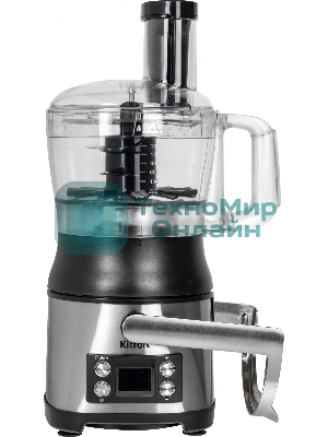 Кухонный комбайн Kitfort KT-1395 800Вт серебристый/черный
