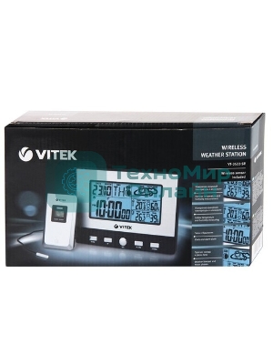 Погодная станция Vitek VT-3533 серебристый/черный
