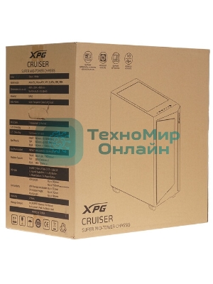 Компьютерный корпус ADATA XPG CRUISERST белый Mid-Tower, Micro-ATX, Mini-ITX, Standard-ATX