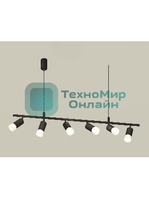 Светильник Ambrella light XB9006330/6 SBK/FR черный песок/белый матовый MR16 GU5.3 (С9006, С6323, N6258)