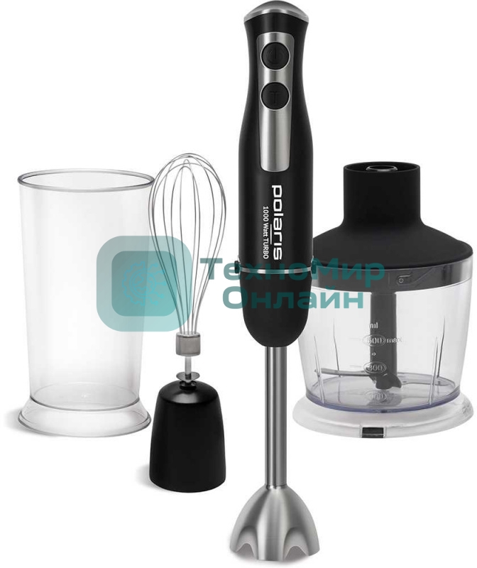 Блендер погружной Polaris PHB 1065 черный, 1000 Вт