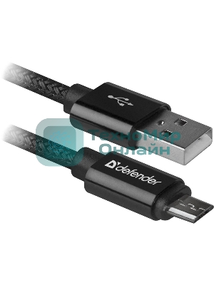 Кабель Defender USB 2.0 TO MICRO-USB 1M черный USB08-03T