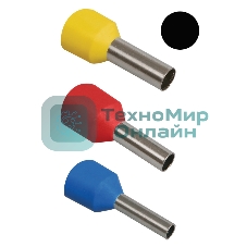 Наконечник-гильза изол. Е6012 (уп. 100 шт) IEK UGN10-006-06-12