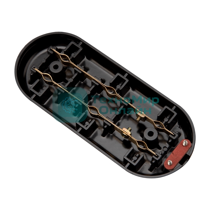 Колодка Rexant 3 гнезда карболитовая б/з 16 А, черная