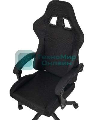 Кресло Бюрократ Zombie Predator Neo Black черный, экокожа, 120 кг, механизм качания