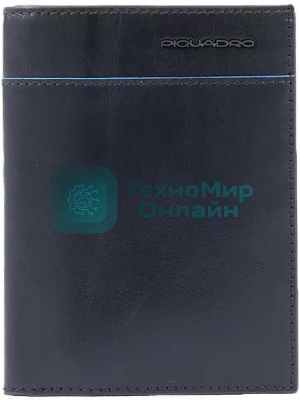 Кошелек мужской Piquadro Blue Square Revamp PU1393B2VR/BLU синий натур.кожа