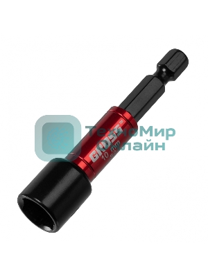 Бита с торцевой головкой GROSS, магнит. Nut-Driver, 10 мм, S2Gross 11619