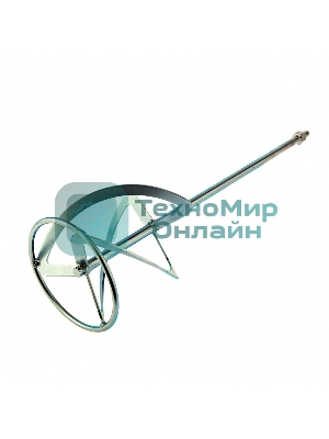 Насадка для миксера Сибртех, для тяжелых растворов,160 х 590 мм, оцинкованная,хвостовик резьба М14