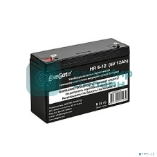 Батарея для ИБП ExeGate HR 6-12 (6V 12Ah), клеммы F1