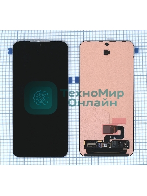Дисплей для Samsung Galaxy S24 Plus 5G S926B с тачскрином без рамки ServicePack черный GH82-33332A