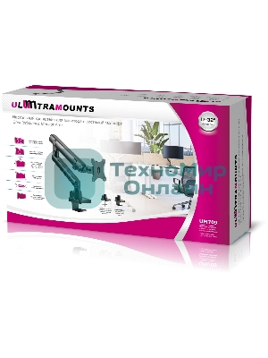 Кронштейн для мониторов Ultramounts UM709 черный 17