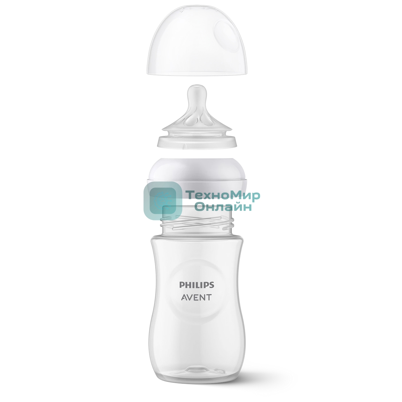 Бутылочка для кормления Philips SCY903/21 250 мл, 1 шт, серия NATURAL Response, пластик, BLUE