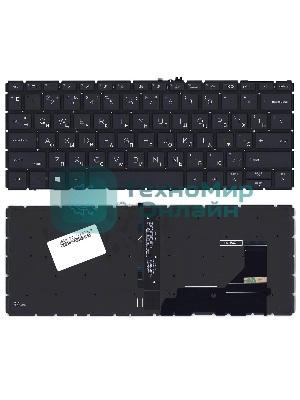 Клавиатура для ноутбука HP Elitebook 830 735 G7 черная
