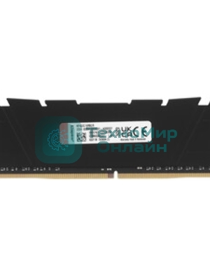 Оперативная память Kingston Fury Renegade, DDR4, 8GB (1x8GB), 3200MHz, CL16, DIMM, с радиатором, черный