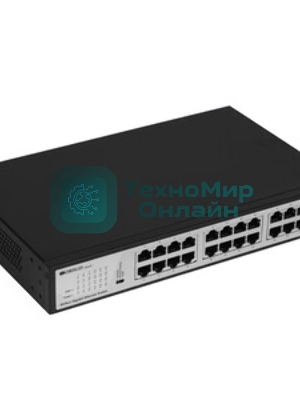Коммутатор неуправляемый ORIGO, 24x1000Base-T, комплект для установки в 19
