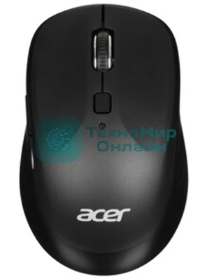 Мышь беспроводная Acer OMR300 черный, 1600 dpi, радиоканал, USB, кнопки - 6