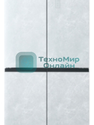 Холодильник Centek CT-1742 белый трехкамерный 267/148л морозилка снизу, No Frost, Side by Side