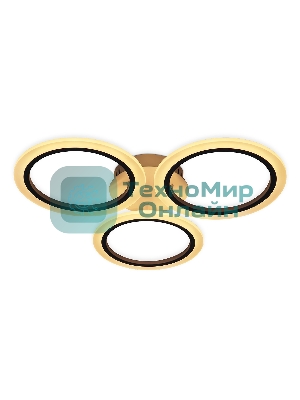 Потолочный светодиодный светильник FA4052/3 WH белый 4200K/3000/6400K 51W D580*80 (ПДУ ИК)