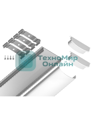 Алюминиевый профиль Ambrella light GP1500AL серебро 2000*18*4