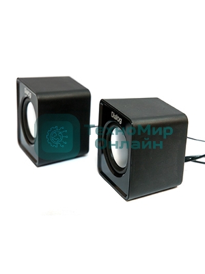 Акустическая система Dialog Colibri AC-02UP черный акустические колонки 2.0, 5W RMS, питание от USB
