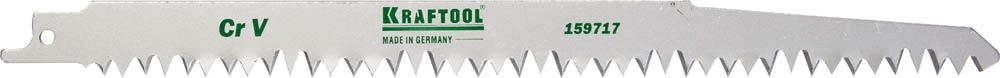Полотно пильное KRAFTOOL 159717 INDUSTRIE QUALITAT CrV по дереву шаг5-6.5мм 280мм