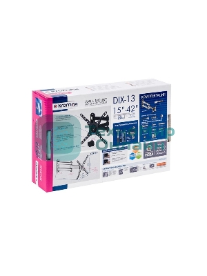 Кронштейн для LED/LCD телевизоров Kromax DIX-13 черный