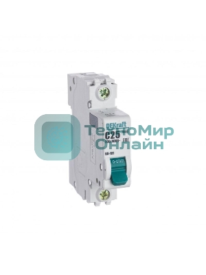 Выключатель автоматический модульный DEKraft 1п C 25А 4.5кА ВА-101 11056DEK