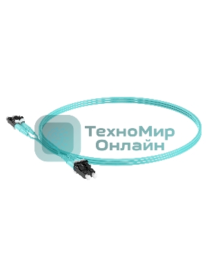 Патч-корд Panduit FX2ELLNLNSNM002 2x50/125 OM3 LC дуплекс-LC дуплекс 2м LSZH аквамарин