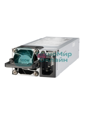 Блок питания серверный HPE 500W Flex Slot Platinum Hot Plug Low Halogen Power Supply Kit с горячей заменой