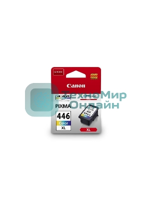 Картридж струйный Canon CL-446XL (8284B001) для Canon PIXMA MG2440/2540. Цветной, 300 стр.