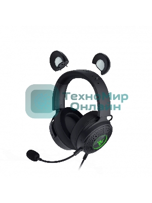 Гарнитура Razer Kraken Kitty V2 Pro чёрный, проводная, USB, подсветка