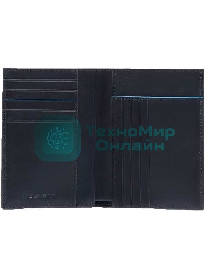 Кошелек мужской Piquadro Blue Square Revamp PU1393B2VR/BLU синий натур.кожа
