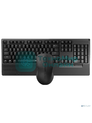 Комплект клавиатура+мышь Rapoo X1960 беспроводной, USB, 1000 DPI, чёрный