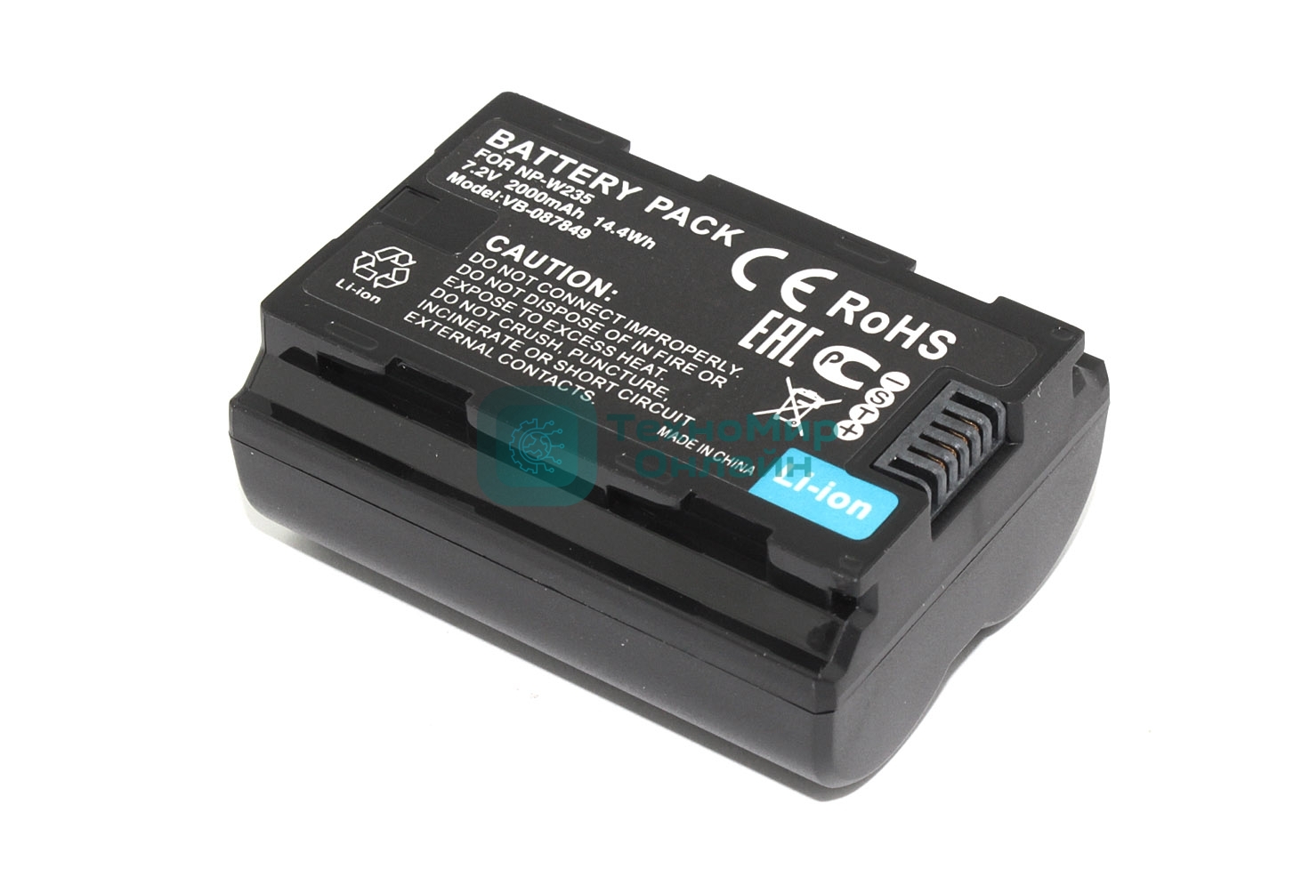 Аккумуляторная батарея для фотоаппарата FujiFilm X-T4 (NP-W235) 7,2V 2000mAh Li-ion