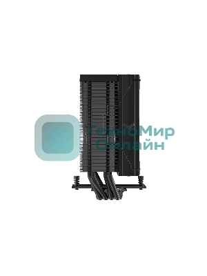 Кулер для процессора SAMA A40 (240W, 4-pin PWM, 152мм, 4x6мм, 1x120мм, 78CFM, 29dBA, 2200RPM, S: 1851/1700/1200/115X, AM5/AM4, черный)