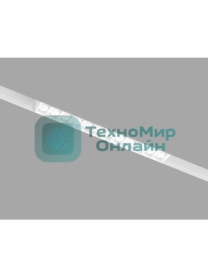 Трековый линейный светильник Ambrella light GL4490 WH белый IP20 12W 3CCT 3000-6000K SMART 48V 24° 218*22*25