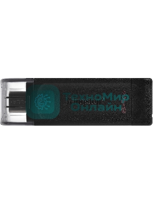 Флешка USB Kingston DataTraveler DT70 (DT70/64Gb), 64Gb, USB Type-C 3.2, R/W 70/45, черный