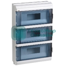 Щит распределительный IEK MKP72-N3-36-55 КМПн-36 IP55 для установки модульных устройств навесной 306мм 108мм 458мм 660B 36мод. пластик IP55 белый (упак.:1шт)