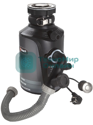 Измельчитель пищевых отходов Bort Alligator Plus, 750 Вт., объем 1 450 мл., пневмовыключатель